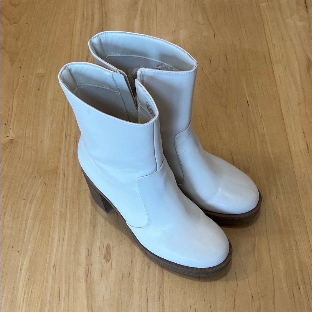 Target White Heeled Ankle Boots